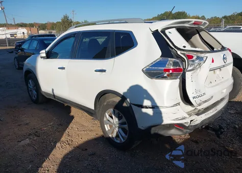 2014 Nissan Rogue Sv z USA, uszkodzony, nr VIN 5N1AT2MV2EC822765